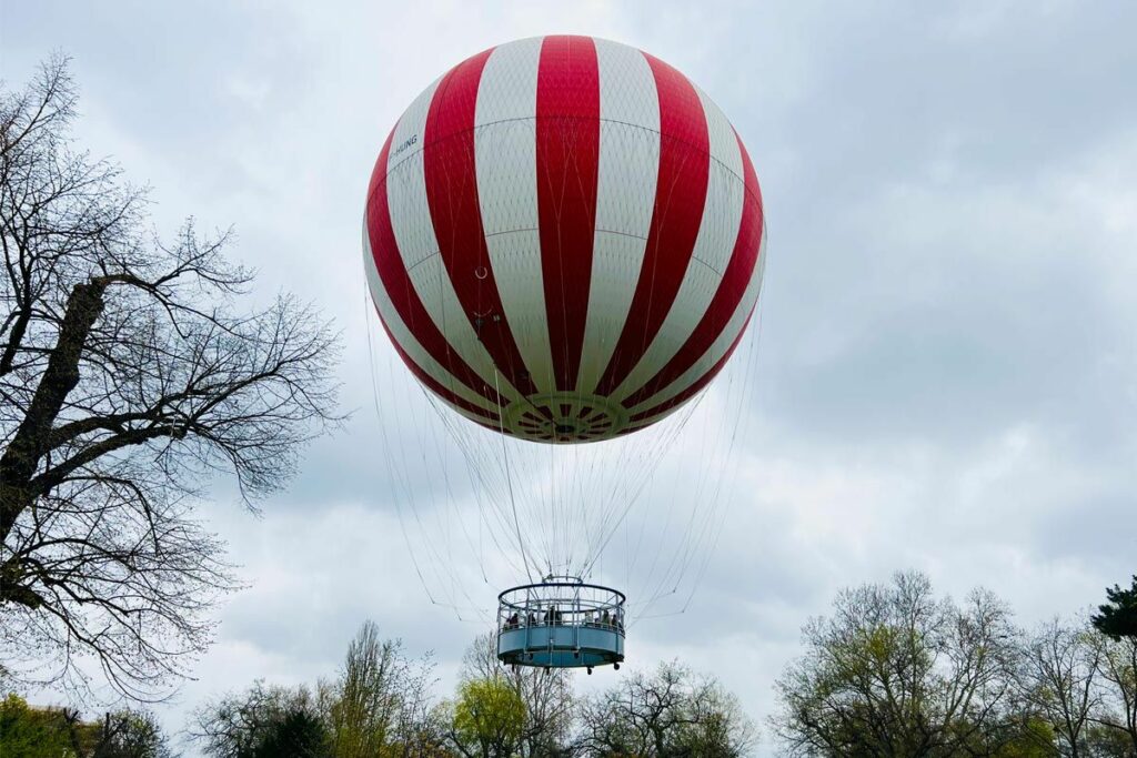 Let balonom u Budimpešti